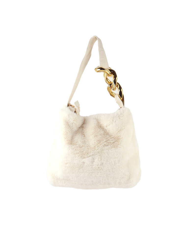 Cross body tas faux fur | 10317