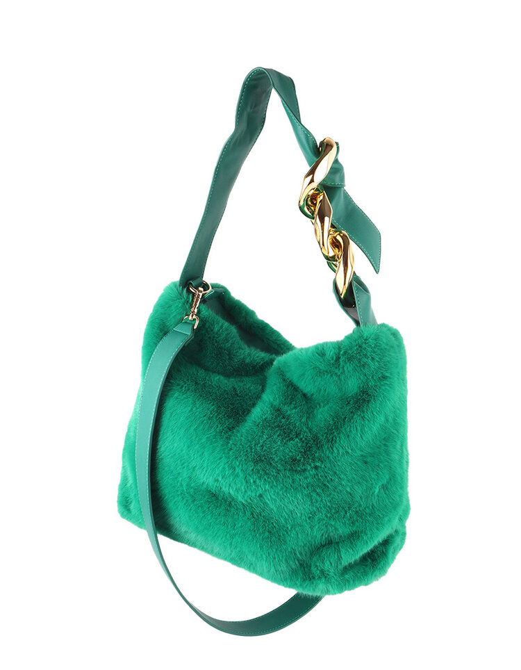 Cross body tas faux fur | 10317