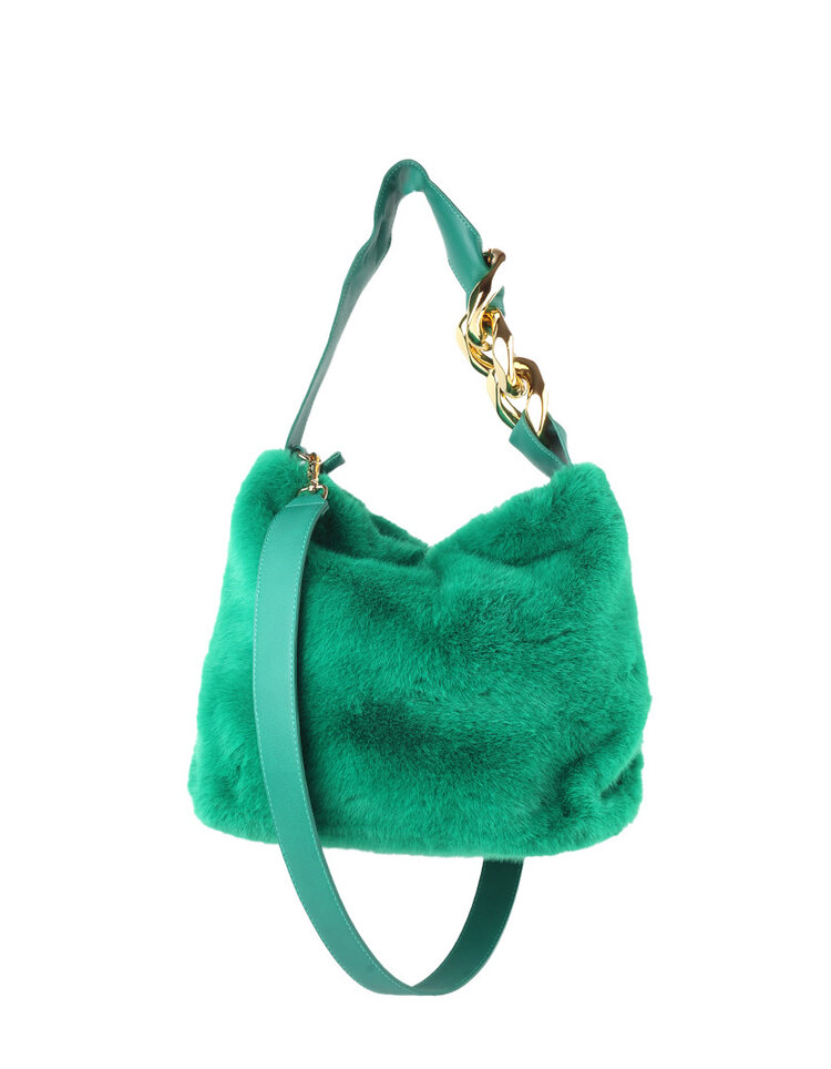 Cross body bag faux fur | 10317