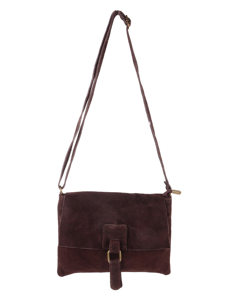Kleine Wildleder-Schultertasche | 900051