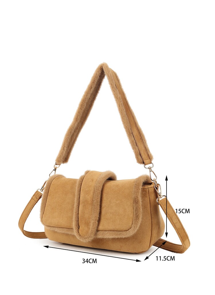 Giuliano Kunst suede schoudertas | 70133