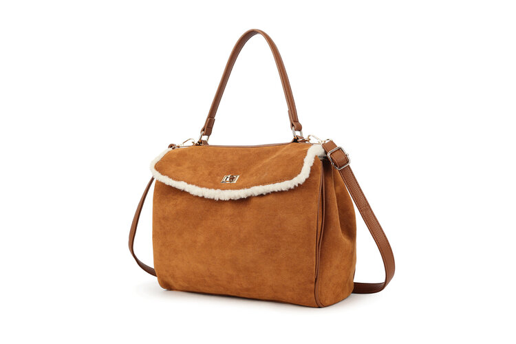 Giuliano Art suede handbag | 70129