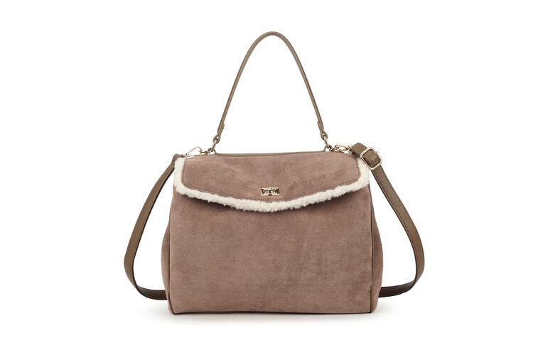Giuliano Art suede handbag | 70129