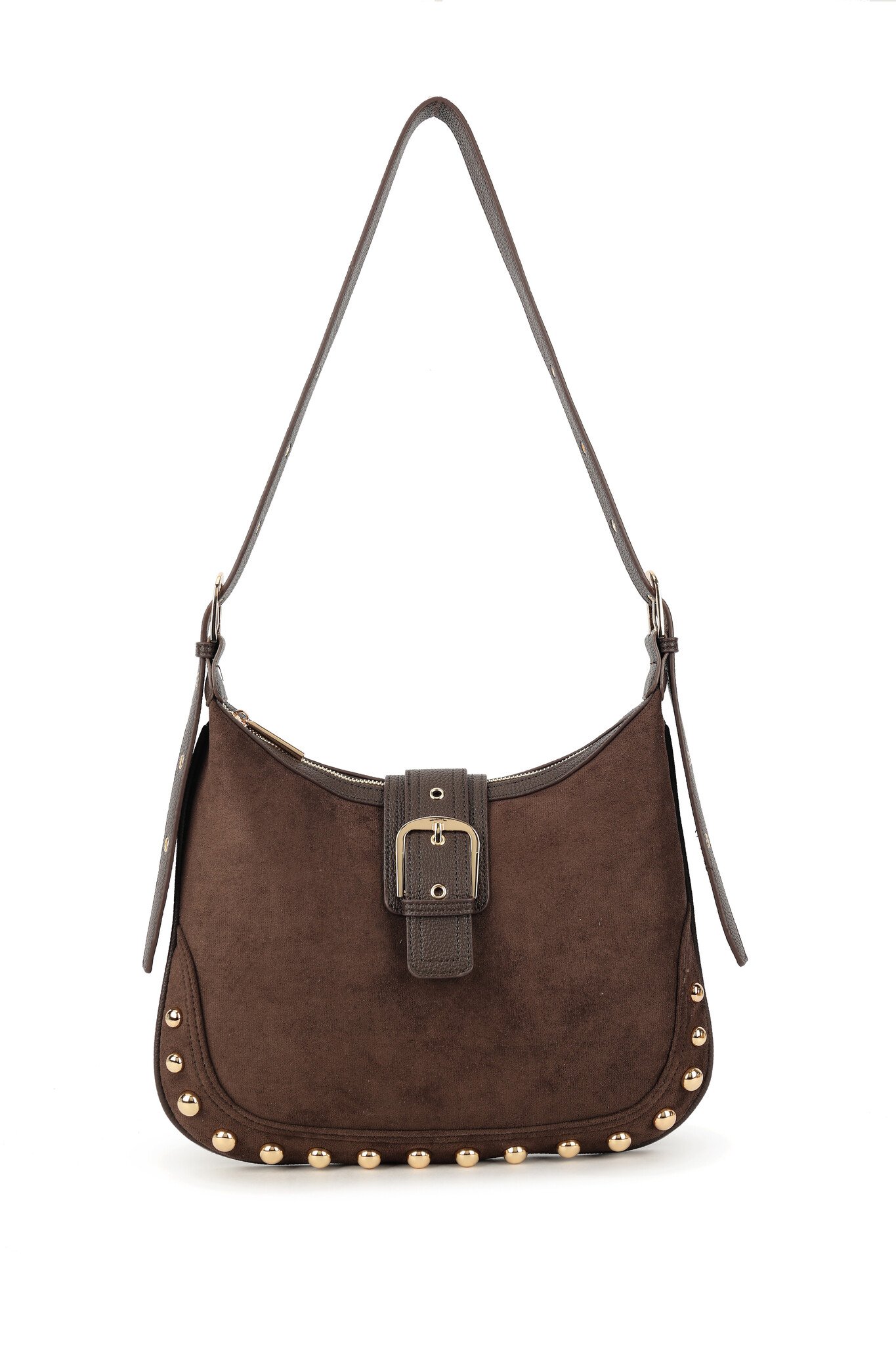 Giuliano Kunst suede schoudertas | 70131, foto 4 van 6