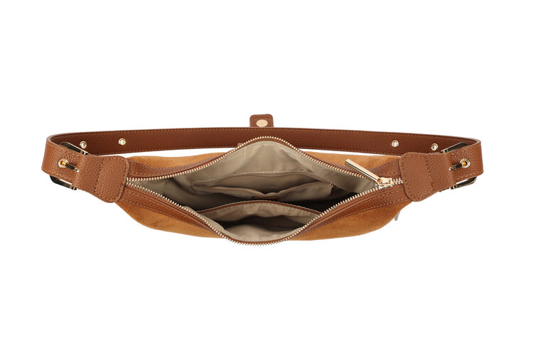 Giuliano Kunst suede schoudertas | 70131