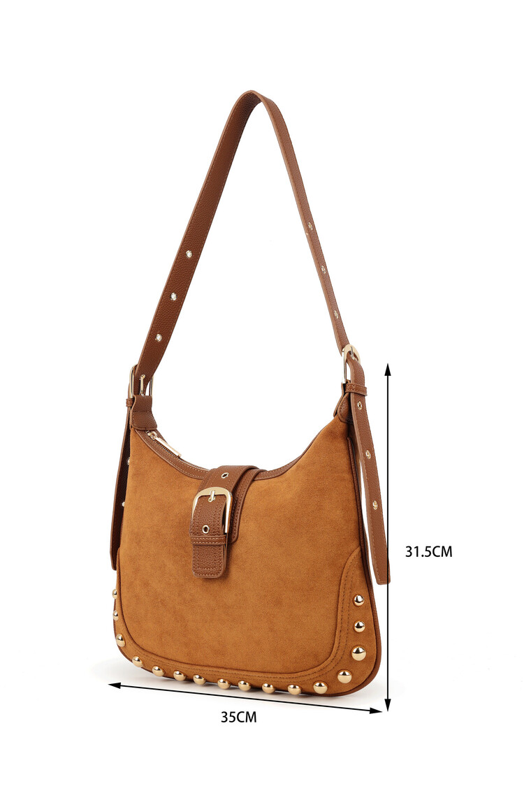 Giuliano Kunstwildleder-Schultertasche | 70131