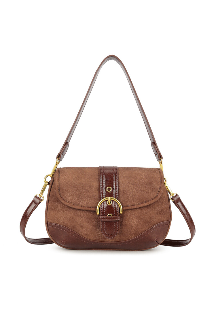 Giuliano Kunstleder-Schultertasche | 88063