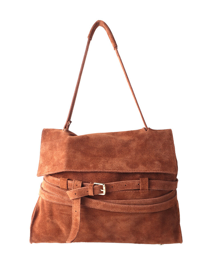 Giuliano Leather  Leder-Handtasche | Wildleder | 552415
