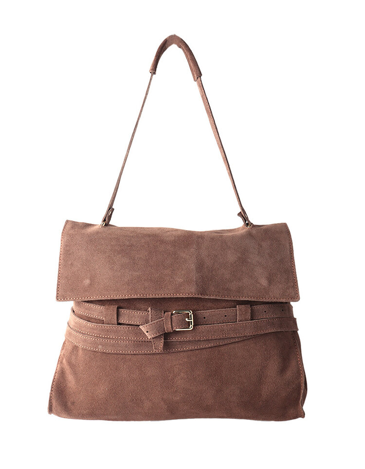 Giuliano Leather  Leder-Handtasche | Wildleder | 552415