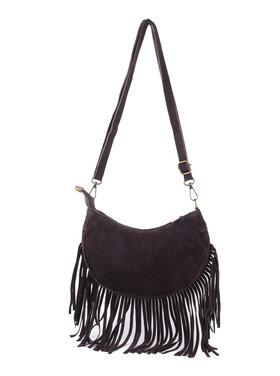 Giuliano Leather  Leder-Schultertasche | Wildleder | 552416