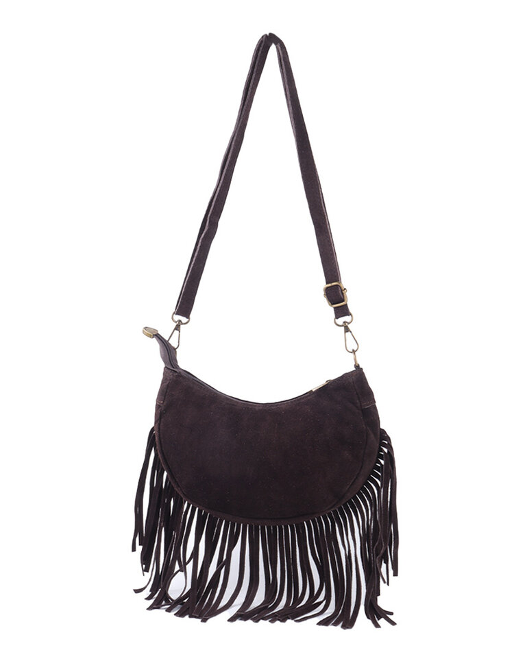 Giuliano Leather  Leather shoulder bag | Suede | 552416