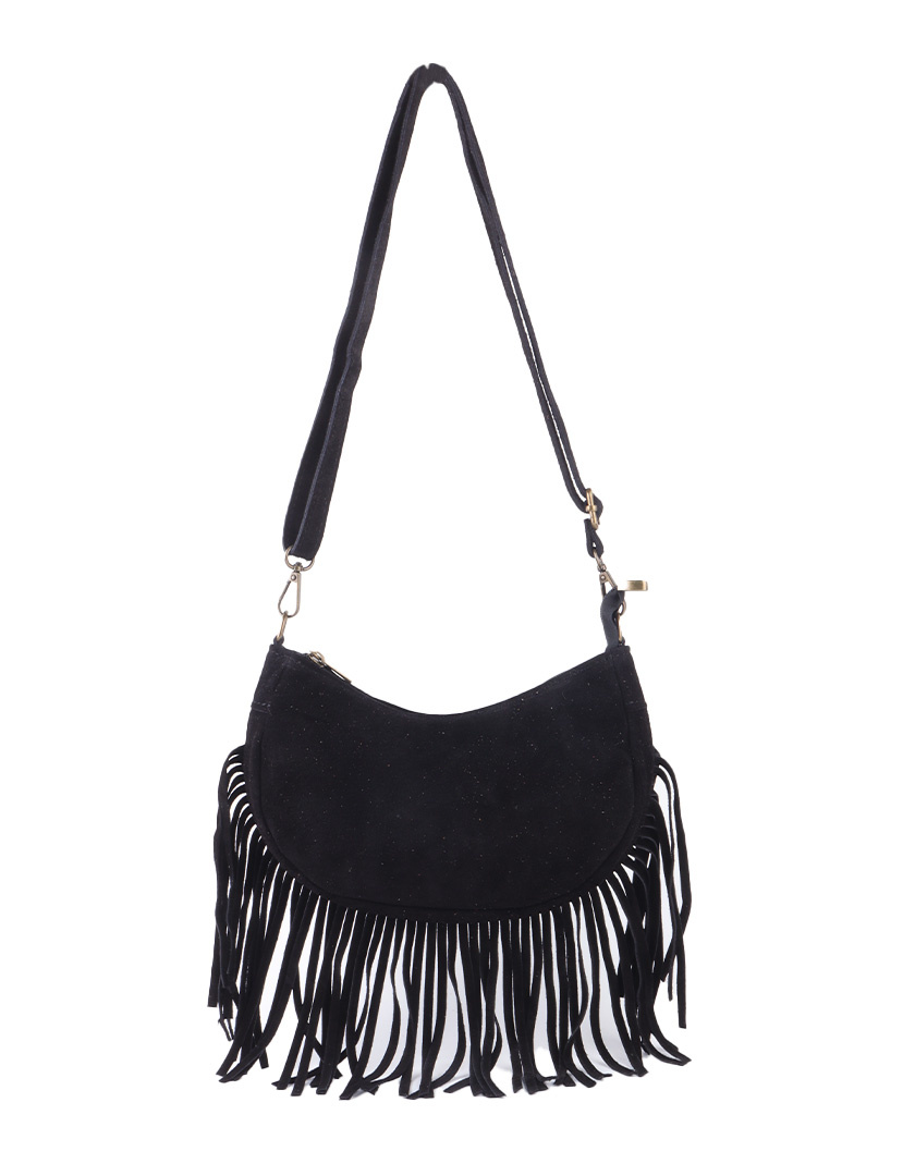 Giuliano Leather Lederen schoudertas| Suède | 552416
