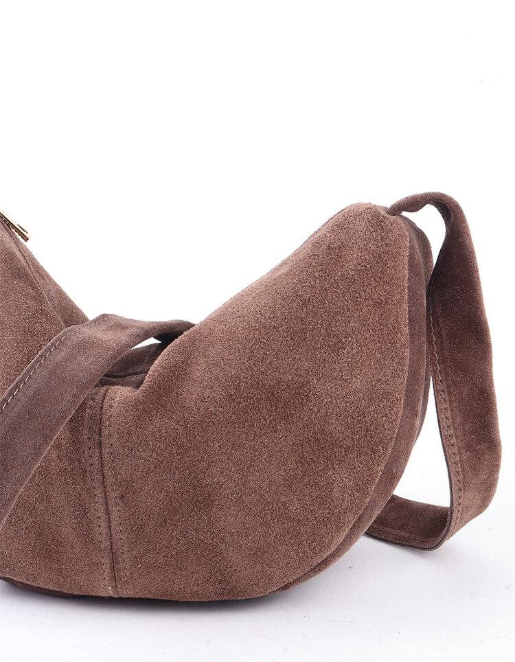 Giuliano Leather  Leder-Schultertasche | Wildleder | 552425