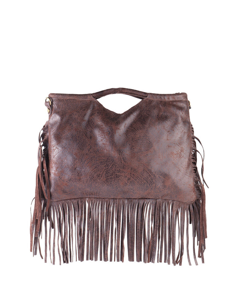 Giuliano Leather  Leder-Handtasche | Wildleder | 552427