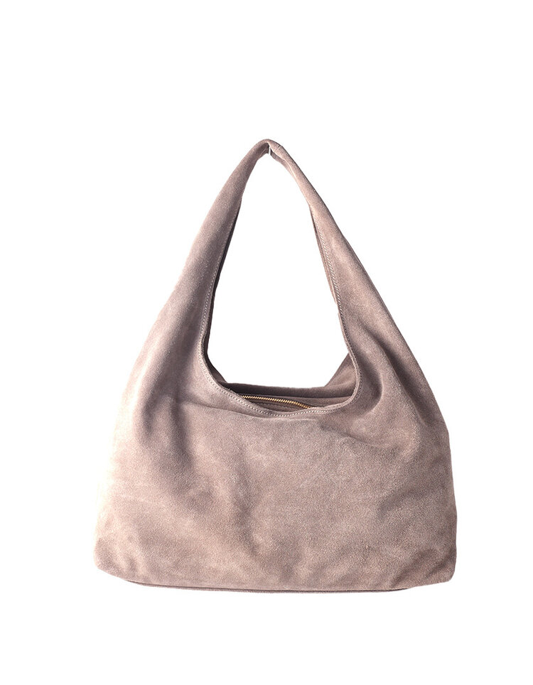 Giuliano Leather  Leder-Schultertasche | Wildleder | 552422