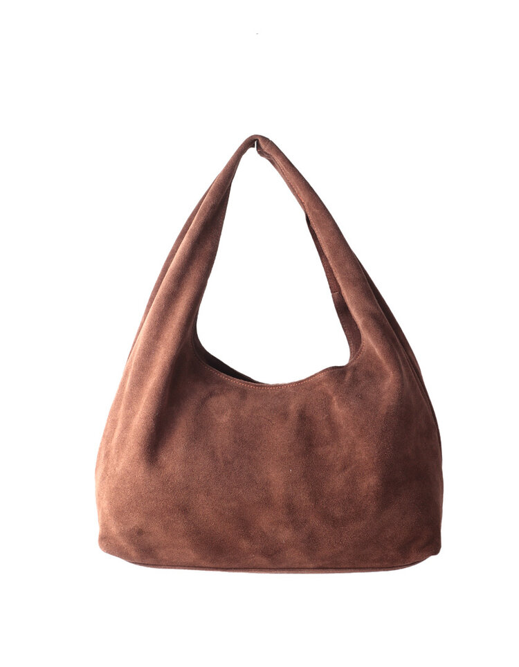 Giuliano Leather  Leder-Schultertasche | Wildleder | 552422