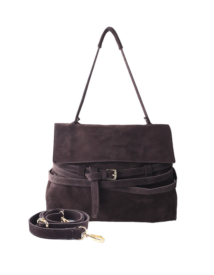 Giuliano Leather  Leder-Handtasche | Wildleder | 552415