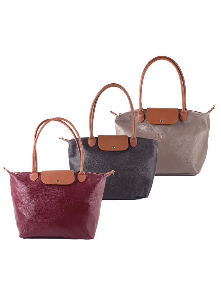 Giuliano Leather  Lederen shopper| 552999  FW25