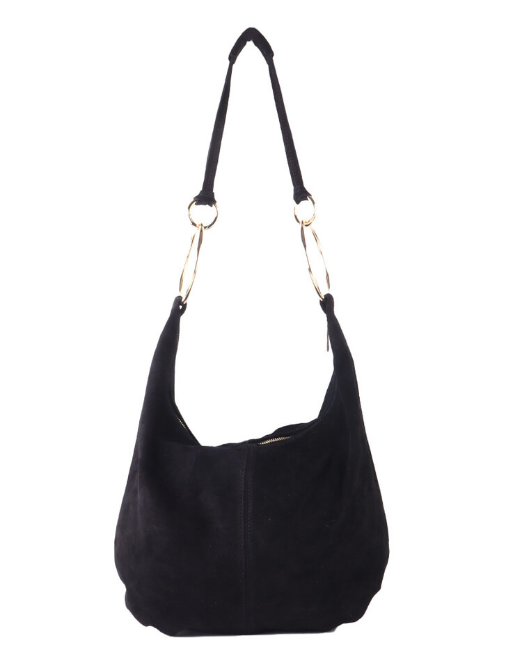 Giuliano Leather  Leder-Schultertasche | Wildleder | 552428