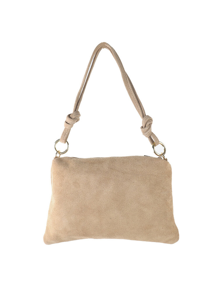 Giuliano Leather  Leder-Schultertasche | Wildleder | 552429