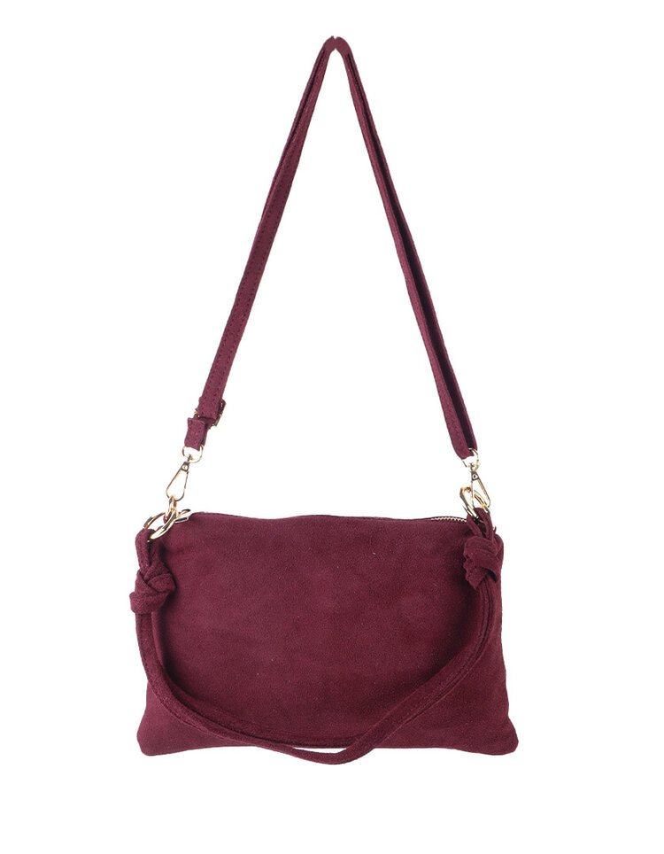 Giuliano Leather  Leder-Schultertasche | Wildleder | 552429
