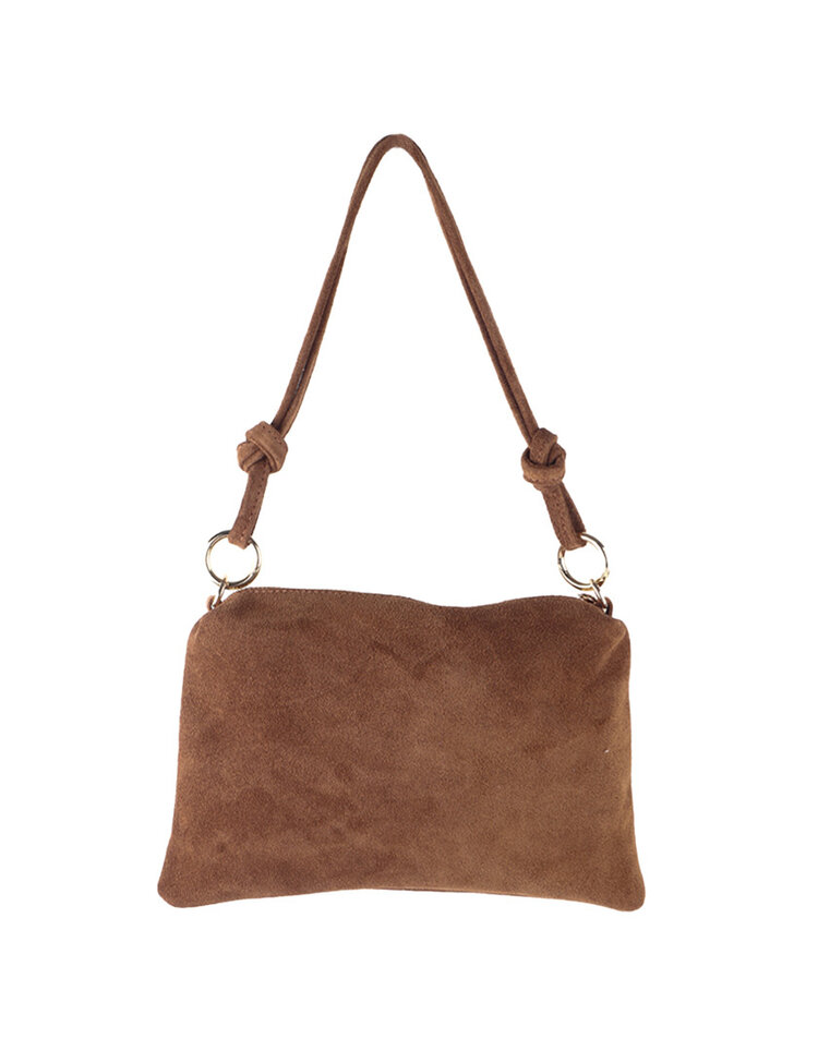 Giuliano Leather  Leder-Schultertasche | Wildleder | 552429