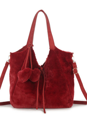 Giuliano Kunst bont handtas | Groot | 20159