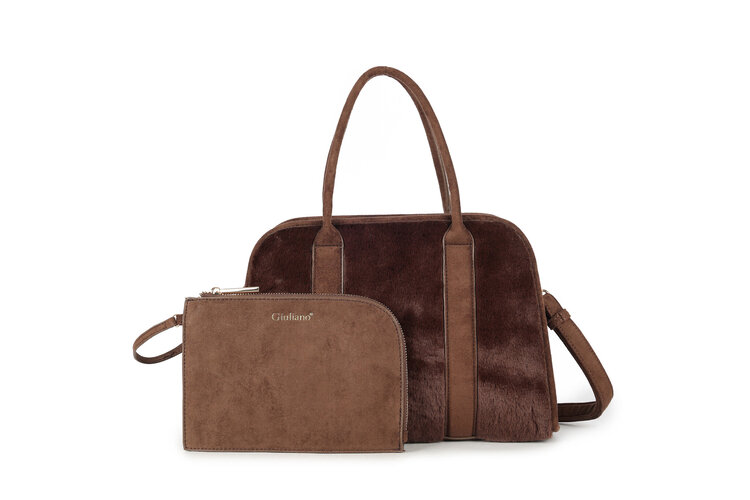 Giuliano Kunst bont handtas | 20160