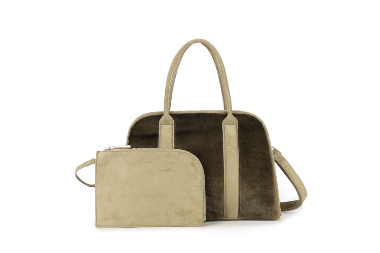 Giuliano Kunst bont handtas | 20160