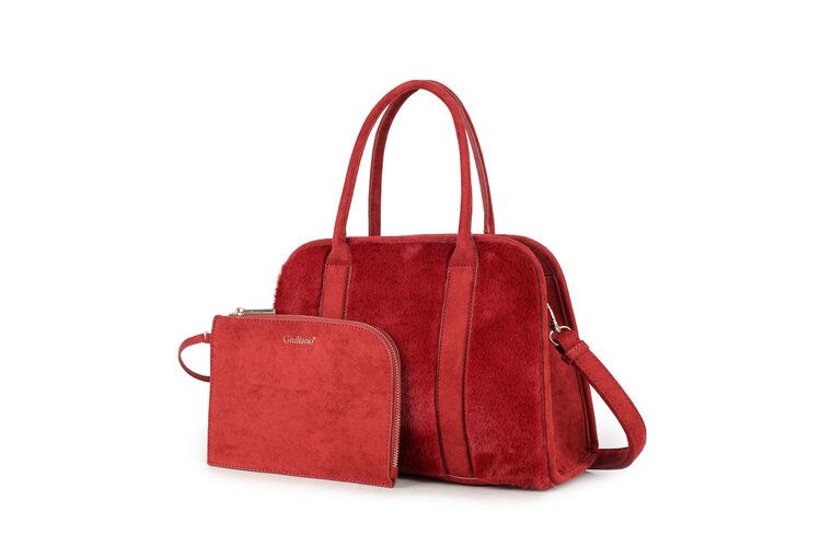 Giuliano Kunst bont handtas | 20160