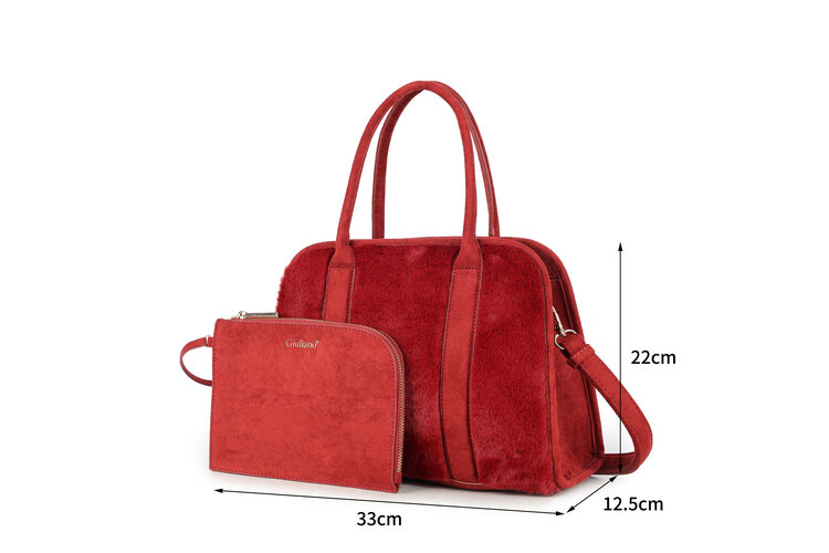 Giuliano Kunst bont handtas | 20160