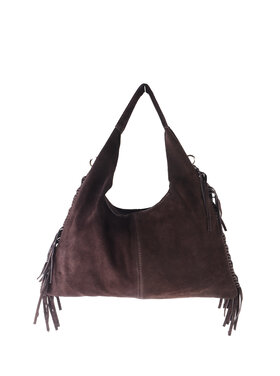 Giuliano Leather  Leder-Schultertasche | Wildleder | 552437