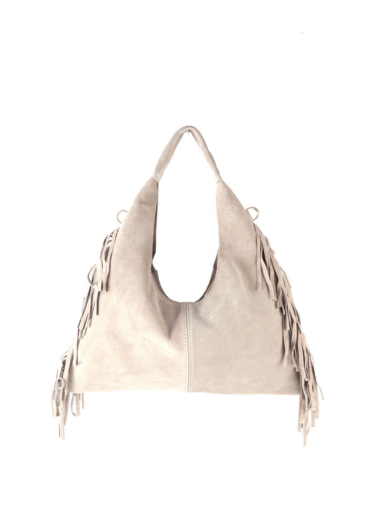 Giuliano Leather  Leder-Schultertasche | Wildleder | 552437