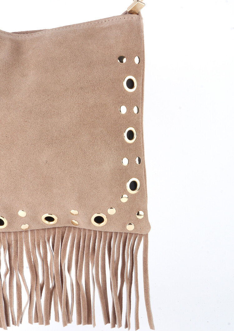 Giuliano Leather  Leather shoulder bag | Suede | 552438