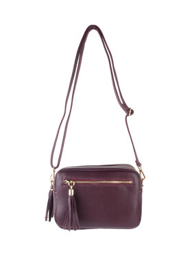 Lederen schoudertas | 900128