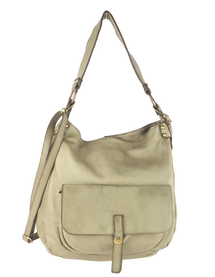 Giuliano Leather  Gewaschene Leder-Schultertasche | 552817