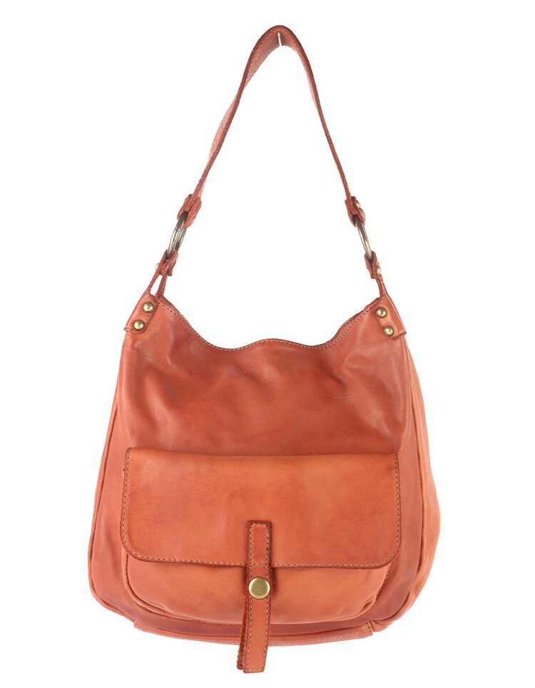 Giuliano Leather  Gewaschene Leder-Schultertasche | 552817