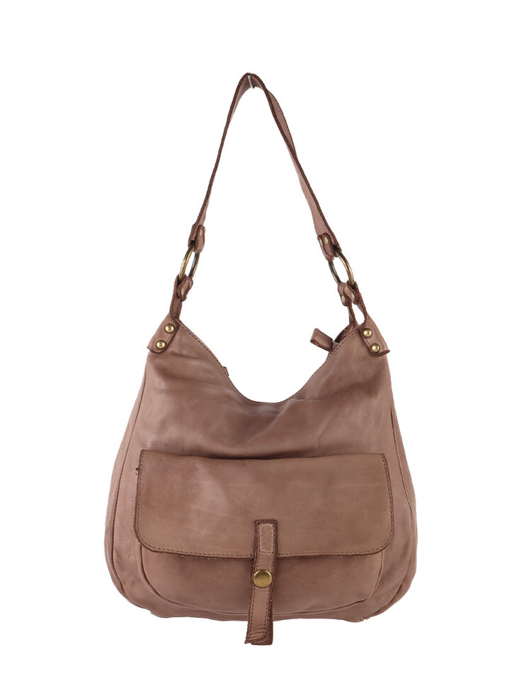 Giuliano Leather  Gewaschene Leder-Schultertasche | 552817