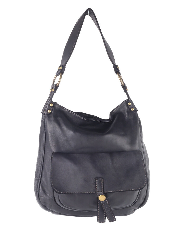 Giuliano Leather  Gewaschene Leder-Schultertasche | 552817