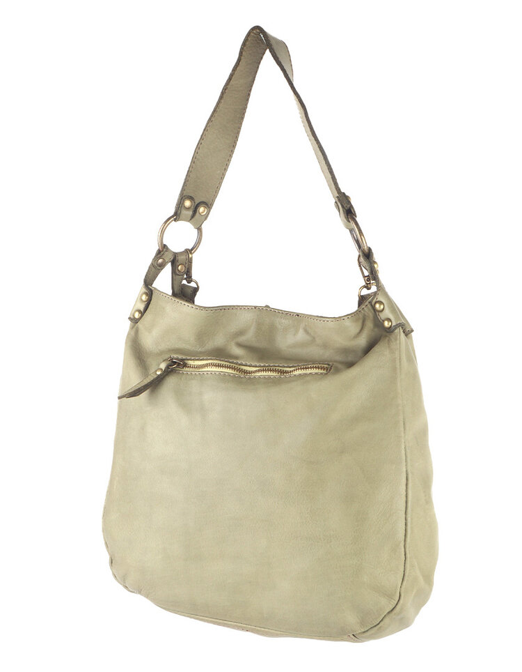 Giuliano Leather  Gewaschene Leder-Schultertasche | 552817