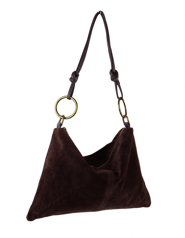 Giuliano Wildleder-Schultertasche | 552406