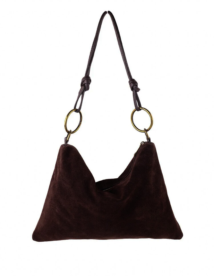 Giuliano Wildleder-Schultertasche | 552406