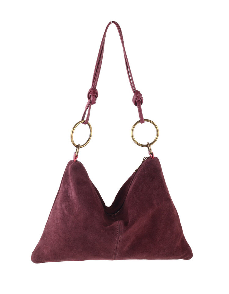 Giuliano Wildleder-Schultertasche | 552406
