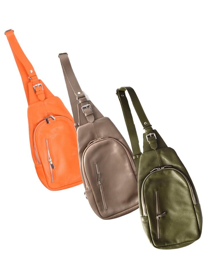 Giuliano Leather  Lederen crossbody | 552678  FW25