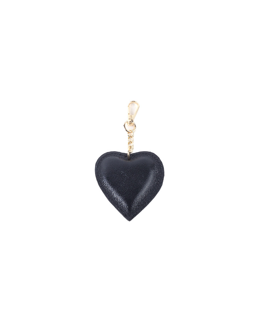 Giuliano Sleutelhanger | Metallic Hart | Leer XL | 2308
