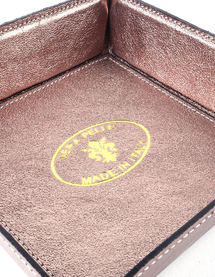 Giuliano Leather  Accessory Tray | Square | 800012