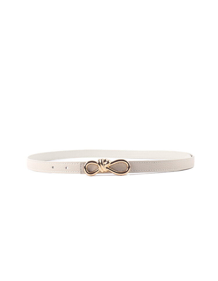 Giuliano Leather  Echt Leer riem | Gouden Knoopsluiting | 559141