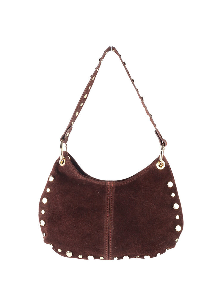 Giuliano Leather  Leder-Schultertasche | Wildleder | 552453