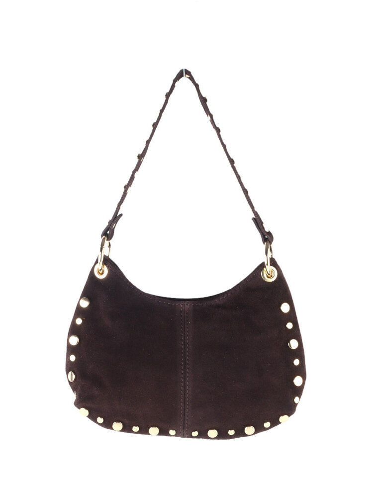 Giuliano Leather  Leder-Schultertasche | Wildleder | 552453