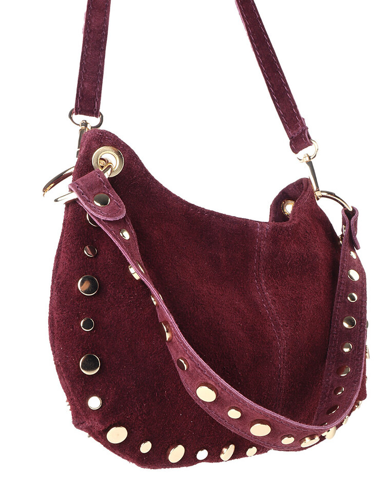 Giuliano Leather  Leder-Schultertasche | Wildleder | 552453